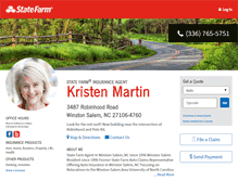 Tablet Screenshot of kristengmartin.com